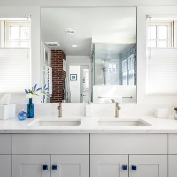 Much Ado About Blue: Master Bath Addition in Belmont