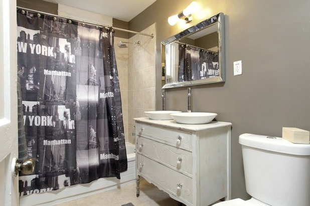 Eclectic Bathroom by Realty Queen Toronto