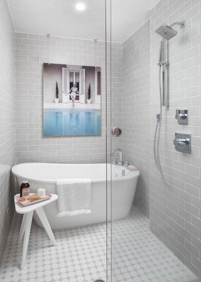 コンテンポラリー 浴室 by Design Shop Interiors