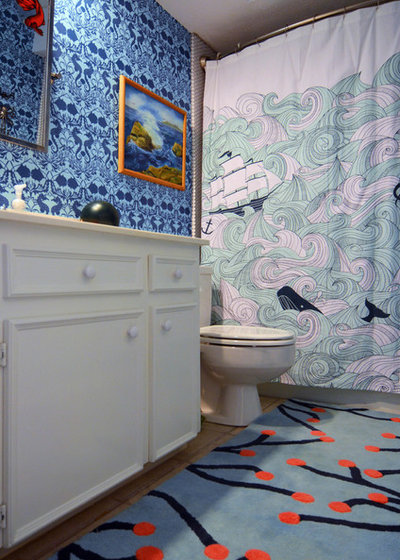 Eclectic Bathroom by Sarah Greenman