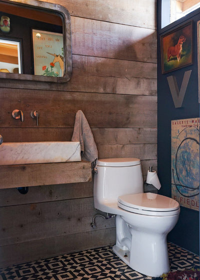 Eclectic Bathroom by STRUKTR Studios Photography