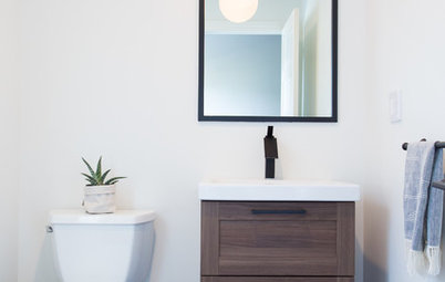 See How Swapping Out Just 3 Things Changes This Bathroom