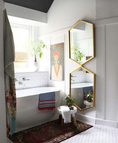 Eclectic Bathroom by Kristin Laing