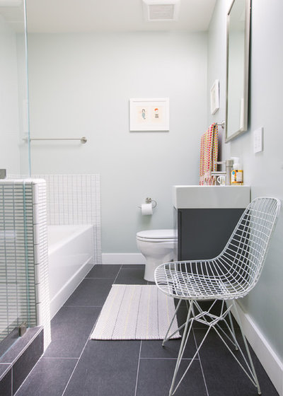 Contemporary Bathroom by Nanette Wong