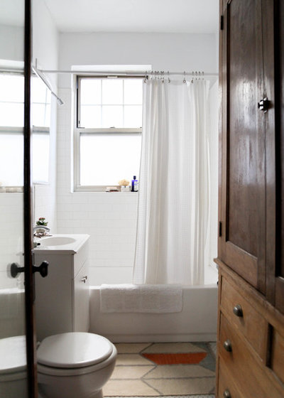Transitional Bathroom by Rachel Loewen Photography