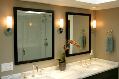 Inspiration for a transitional bathroom remodel in Denver