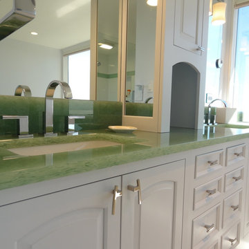 Naples Florida Bathroom Remodel Glass Inspired