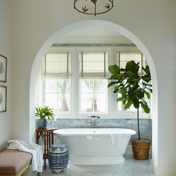 Naples Florida Vacation Home Master Bath & Soaking Tub