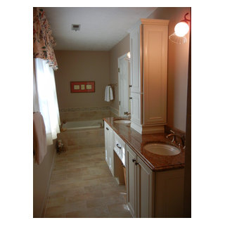 Narrow Master Bathroom Remodel - Marietta, GA 30062 - Traditional - Bathroom - Atlanta - by ...