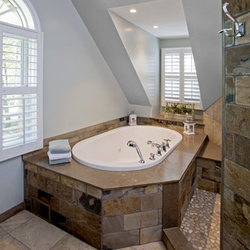 Natural Simplicity Master Bath Remodel: Chester Springs, PA