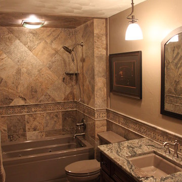 Natural Stone Bathroom Remodel | Freeport, Illinois
