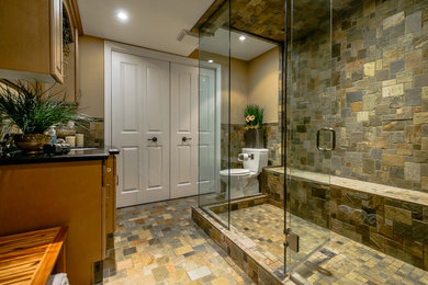 Example of a mountain style bathroom design in Toronto