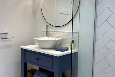 Inspiration for a scandinavian bathroom in Cheshire.
