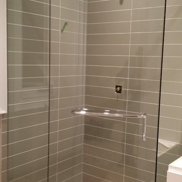 Neo Angle Glass shower enclosures with Header