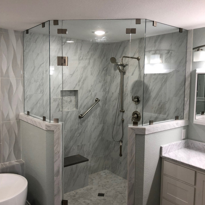 Glass Half Wall Photos & Ideas Houzz