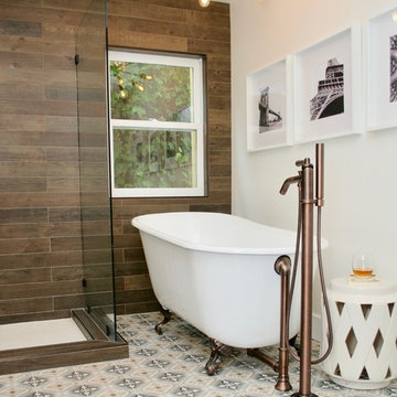 New Bath in a Bungalow-Style Home