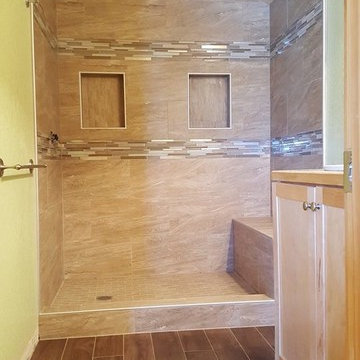 New Bathroom Flooring and Shower