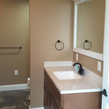 new bathroom / laundry space