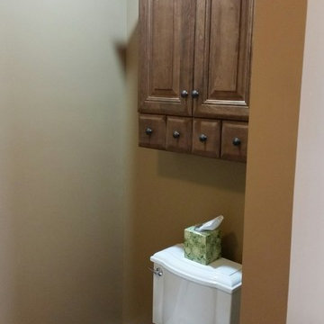 new bathroom / laundry space