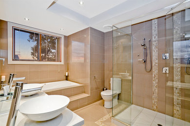 Modernes Badezimmer in Melbourne