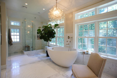 Inspiration for a timeless bathroom remodel in New York