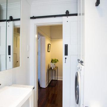 New Farm Bathroom - Contemporary Meets Art Deco