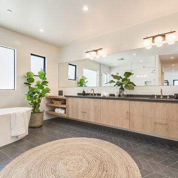 New Home Construction Venice Beach Master Bathroom