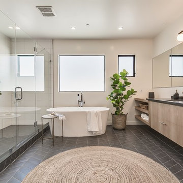 New Home Construction Venice Beach Master Bathroom