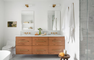 A Too-Big Master Bath Becomes Two Just-Right Bathrooms