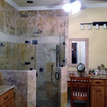 Newly Enlarged Shower