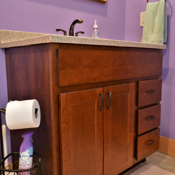Niles, MI. Haas Signature Collection. Dark Hickory Kitchen