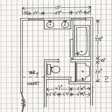 NLT Construction- Floor plan Drawings- Before