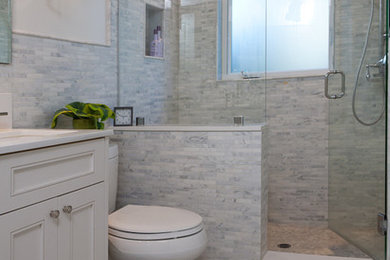This is an example of a traditional bathroom.