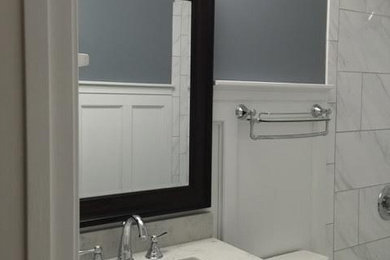 アトランタにあるモダンスタイルのおしゃれな浴室の写真