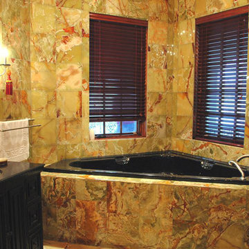 North Bethesda Pool & Bathroom - Custom Mosaic Tile