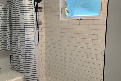 Bathroom - mid-sized modern bathroom idea in Boston