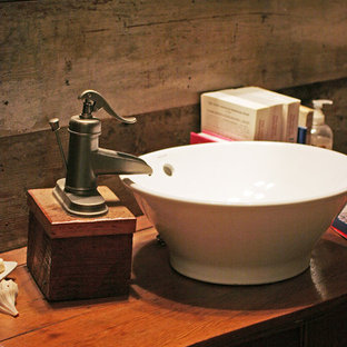 Bathroom - rustic bathroom idea in Atlanta