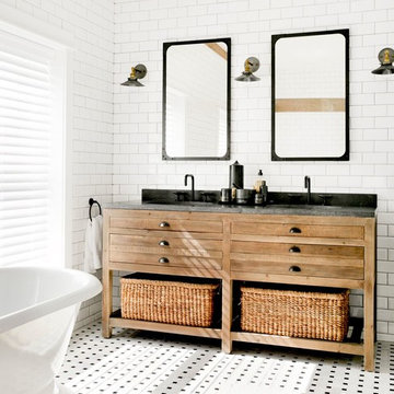 75 Mosaic Tile Floor Bathroom Ideas You, Mosaic Tile Floor Bathroom