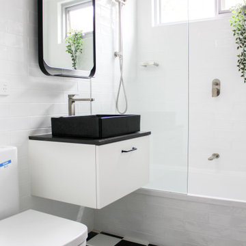 North Perth Bathroom Renovation (Black and White)