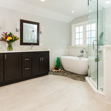 North Potomac Luxury Spa Bath Remodel
