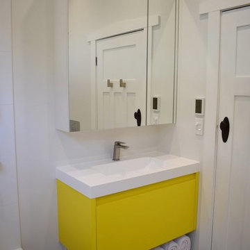 Northcote Bathroom - Custom Vanity and Mirror