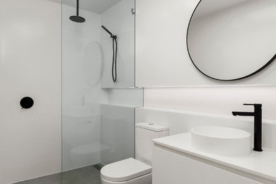メルボルンにあるコンテンポラリースタイルのおしゃれな浴室の写真