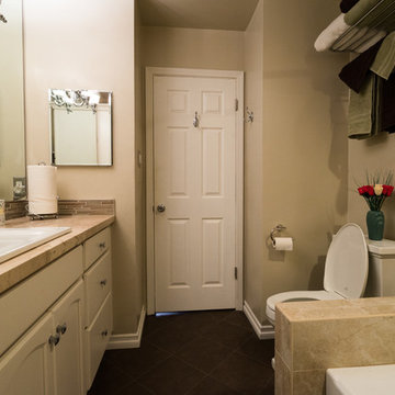 Northpark Bathroom Remodel with White Starmark Cabinets