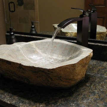 Novatto Royal Cobblestone Vessel Sink