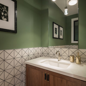 Noz Design Black and White Tile Bathroom