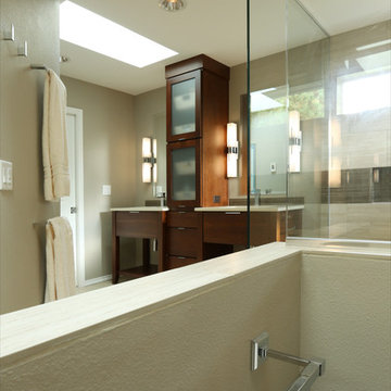 NW Portland Curbless Shower Master Bath Remodel