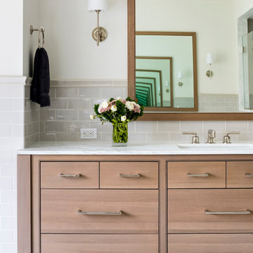 Oak and Marble Spa Master Bath