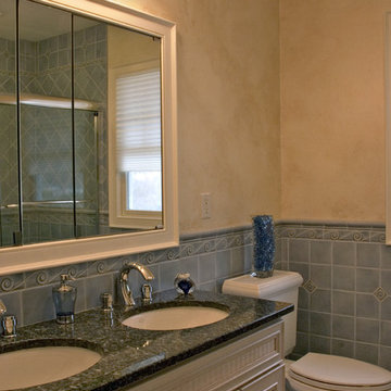 Ocean-inspired Hall Bathroom