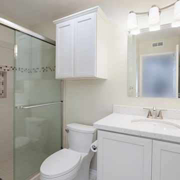 Oceanside Hall Bathroom Remodel with Shower