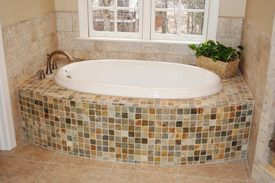 Example of a large drop-in bathtub design in Richmond